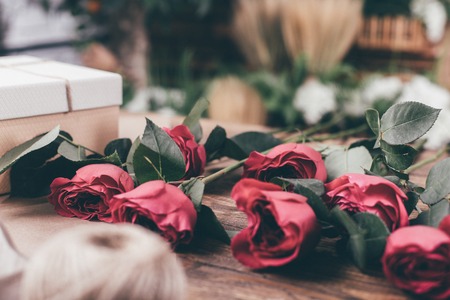 Modern flower bouquet from professionalの写真素材