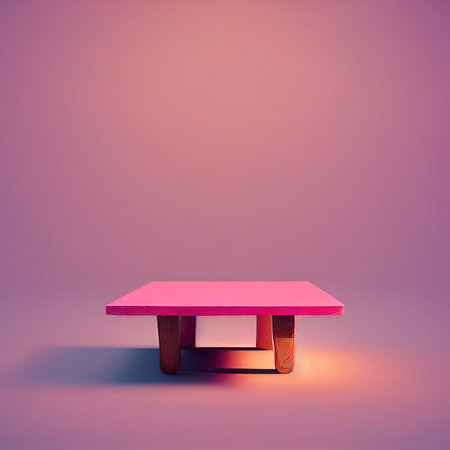Desk, coffee-table isolated furniture single objectの素材