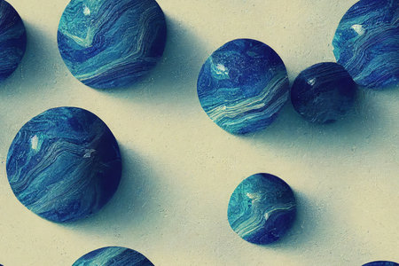 Pieces of colored marble, seamless patternの素材