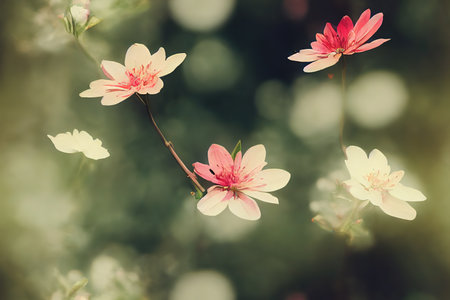 Flower background, seamless pattern decorationの素材
