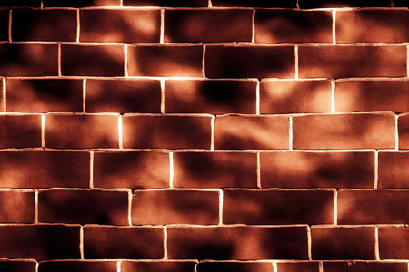 Background texture of brown brick wallの素材