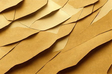 Old crumpled paper texture, grunge paper backgroundの素材