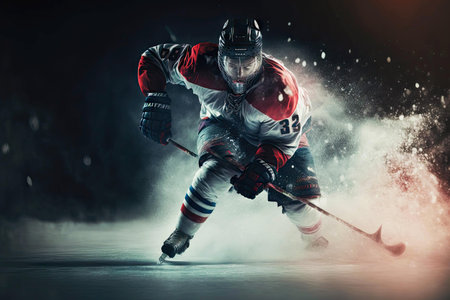 アイスホッケーの写真素材 イラスト素材 ストックフォトのamanaimages Plus