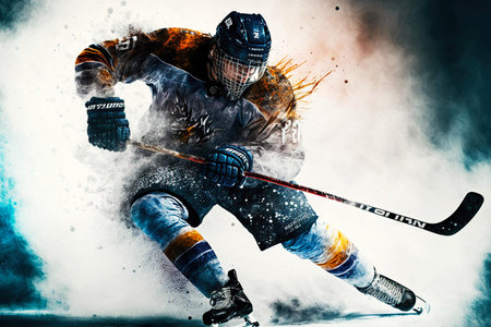 アイスホッケーの写真素材 イラスト素材 ストックフォトのamanaimages Plus