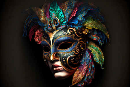 Mask for masked fashion party carnivalの素材