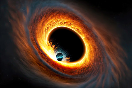 Planet formation and black hole singularity in outer spaceの素材