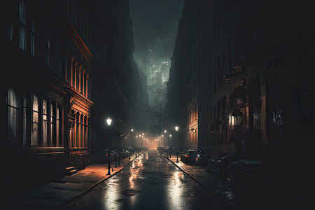 Residents from the nearby homes leave their vehicles in abandoned alleyの写真素材