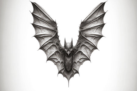 Old bat covered in dust on yuel backgroundの写真素材