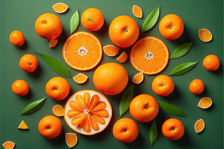 Healthy organic food tangerines isolated on white background