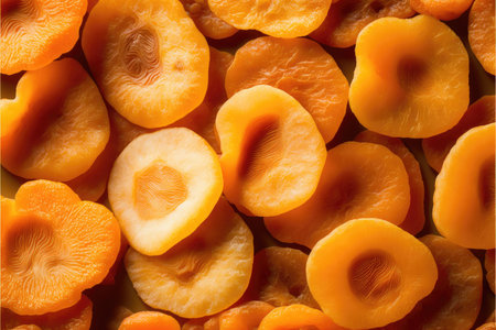 bright tasty orange sweet dried apricots seedless