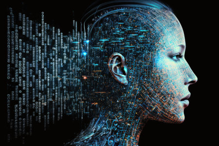 genetic programmer, using genetic programming to fine-tune artificial intelligence, created with generative aiの素材