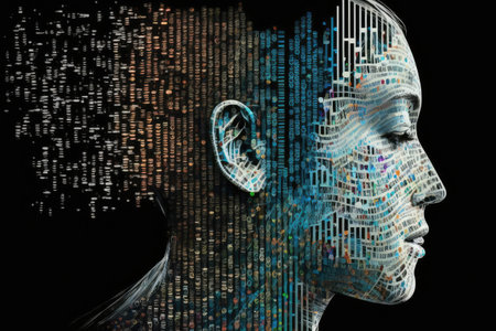 person, using genetic programming to generate unique music composition, created with generative aiの素材