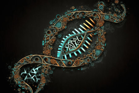 genetic programming system generating solutions to complex problem, created with generative aiの素材