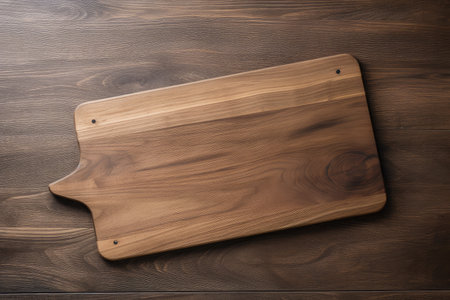 classic wooden board, with a simple and elegant frame, created with generative aiの素材