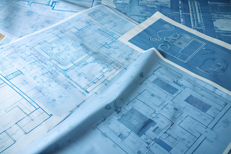 a collection of different blueprints, each with its own unique twist, created with generative aiの素材