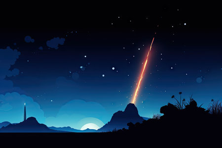 rocket launches and space missions, with the earth in the background, highlighting humanitys reach into outer space, created with generative aiの素材