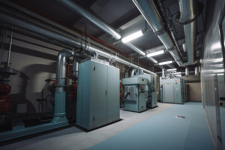 energy company, presenting new technology to the public for the first time, created with generative aiの素材