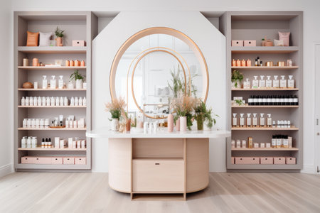 a mindbody + space collaboration, with a custom designed collection of products and services, created with generative aiの素材