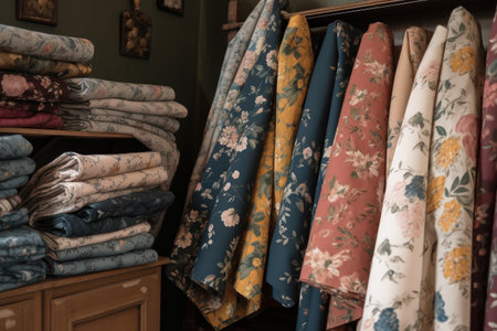 a collection of floral prints in a variety of patterns and colors, created with generative aiの素材