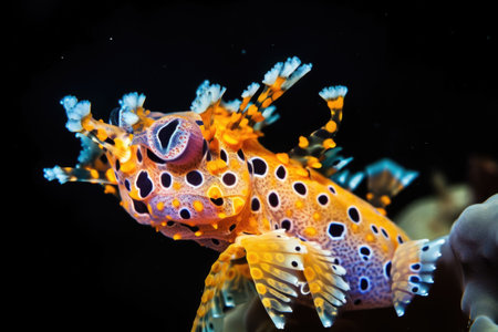 underwater photographer, capturing the beauty and diversity of marine life with stunning photos, created with generative aiの素材