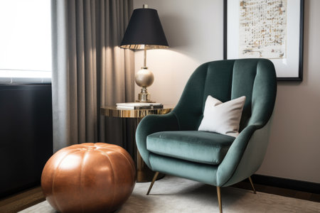 a recycled wine bottle vase filled with colorful blooms, created with generative aiの素材