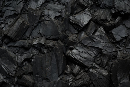 detail of coal texture and patterns for a background imageの素材