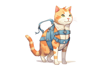 cat harness for physical rehabilitationの素材