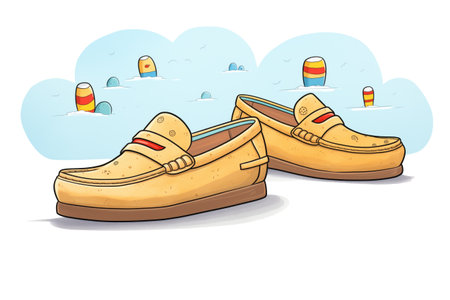 counterfeit suede loafers with signs of quick wearの素材