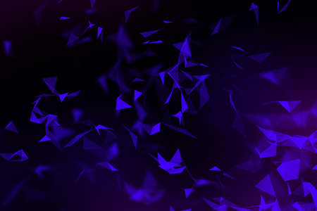 Abstract polygon background. Triangles on a dark background
