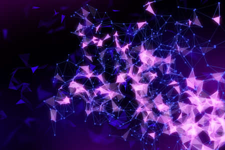 Abstract polygon の写真素材