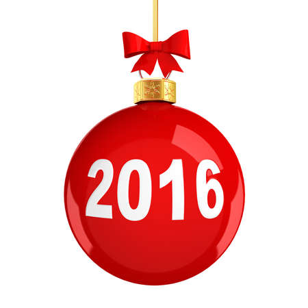 Christmas ball. New Year 2016