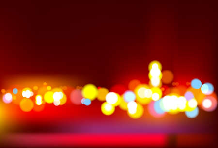 Urban Blurry lightsのイラスト素材