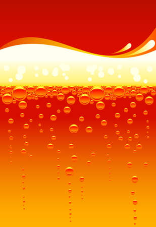 Beer background with bubbles of air.のイラスト素材