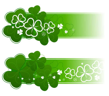 Variation St. Patricks Day decoration. Vector illustrationのイラスト素材