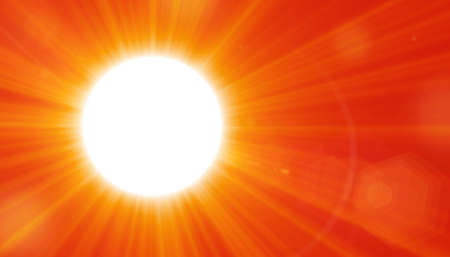 Abstract sunny shining background. Design element with area for writing textの写真素材