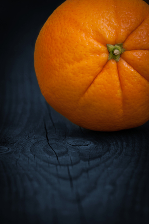 oranges on a wooden background