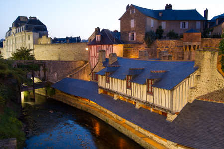 Public washing-places in Vannes, Franceの写真素材