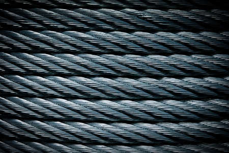 steel cables backgroundの写真素材