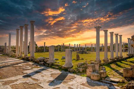 Ruins of an ancient city.の写真素材