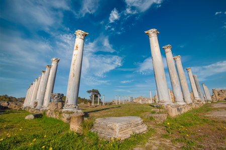 Ruins of an ancient cityの写真素材