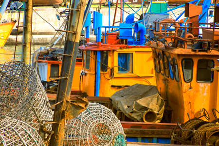 Fishing boats at port Mar del PLata