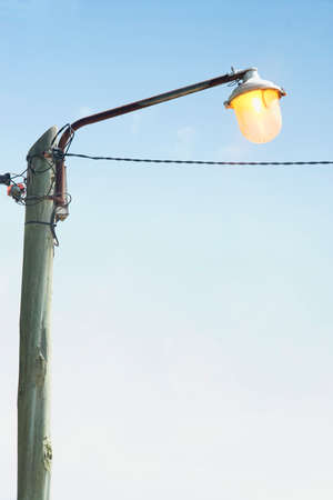 Lamp lighted during the dayの写真素材