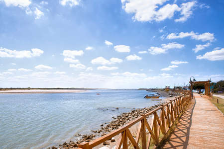 Marine landscape Mar Chiquita lagoonの写真素材