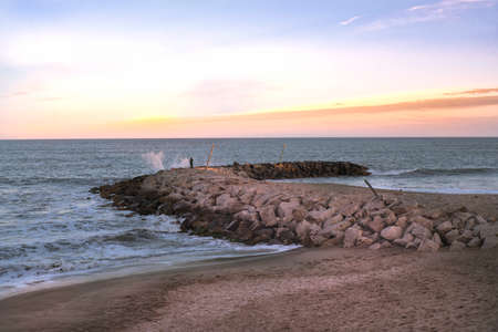 Marine landscape in Santa Clara del Mar, Argentina