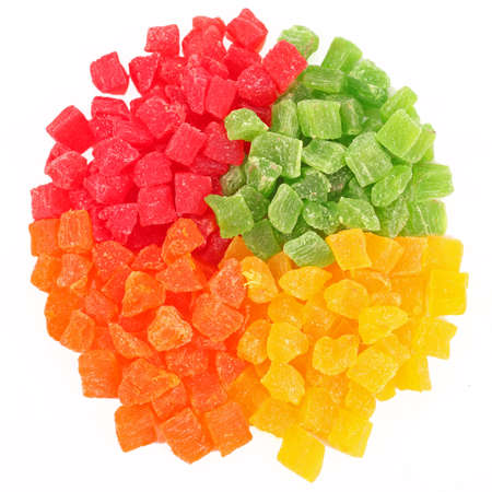 Fruit candy multi-colored all sortsの写真素材