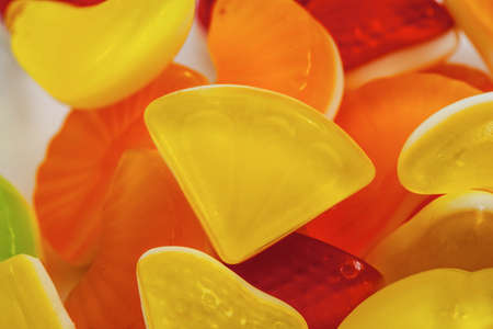 Fruit jelly candies colorful assortment