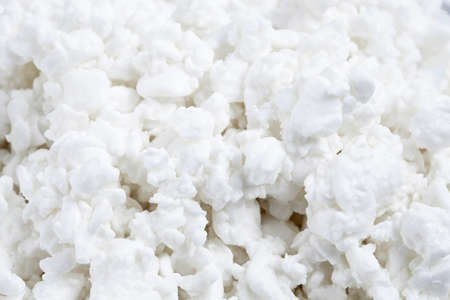 Fresh white Cottage cheese background