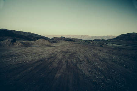 Mountain in Timna park in Negev desert in Israelの写真素材
