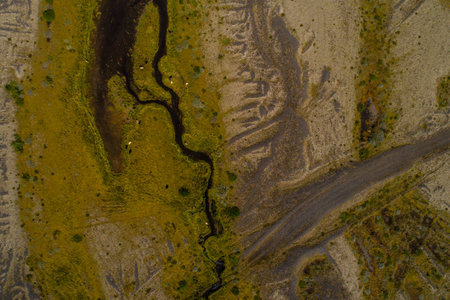 Jokulsarlon glacier surroundings, Iceland landscapes