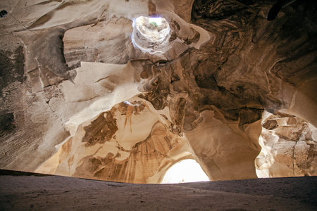 Bell caves in National park Beit-Guvrin . Israelの写真素材